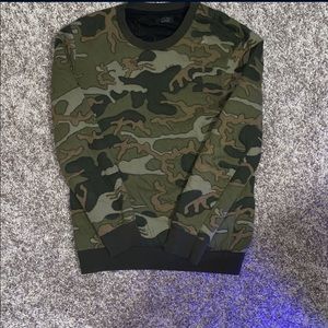 Camo sweater